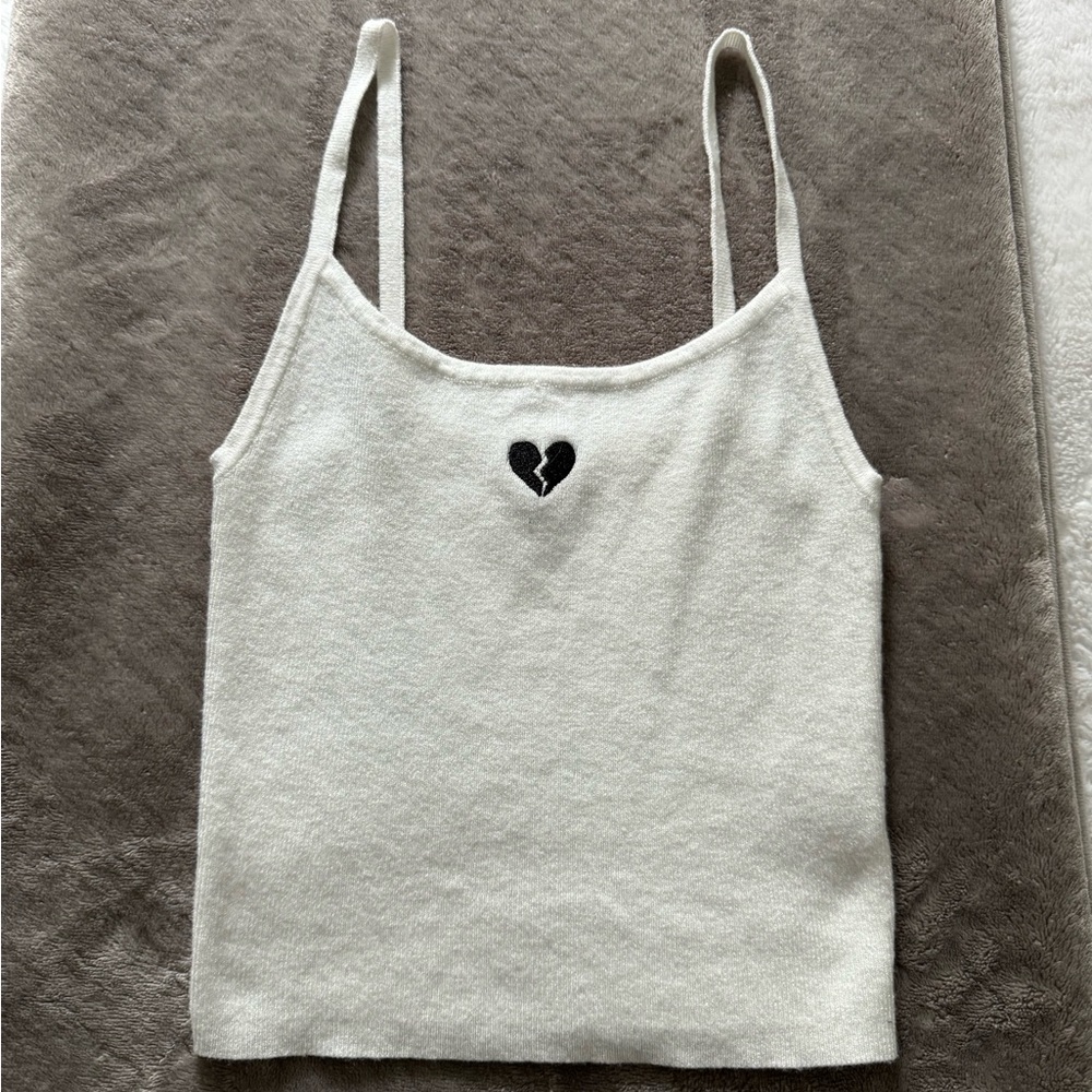 Lottie Moss Broken Heart Tank